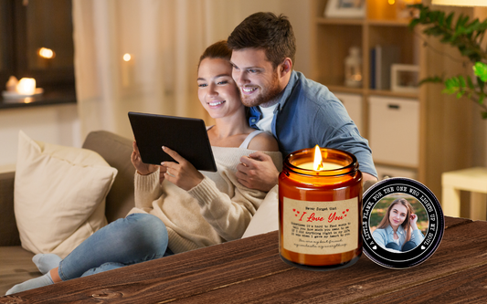 A Kiss-approved Gift For Partner: Why this Personalized Soy Candle Makes a Unique International Kissing Day Gift