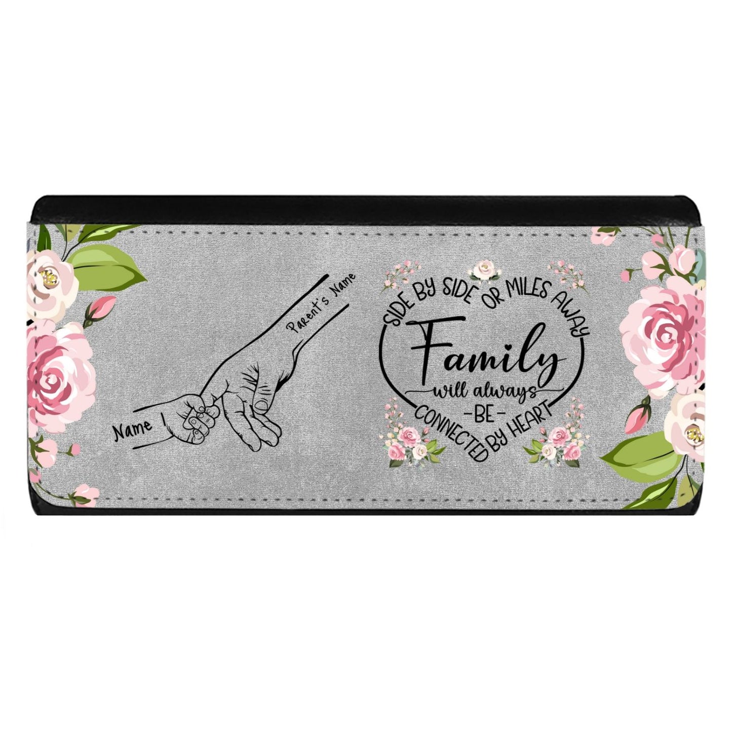 Gifts For Moms & Family - Family Hands Faux Leather Ladies Purse