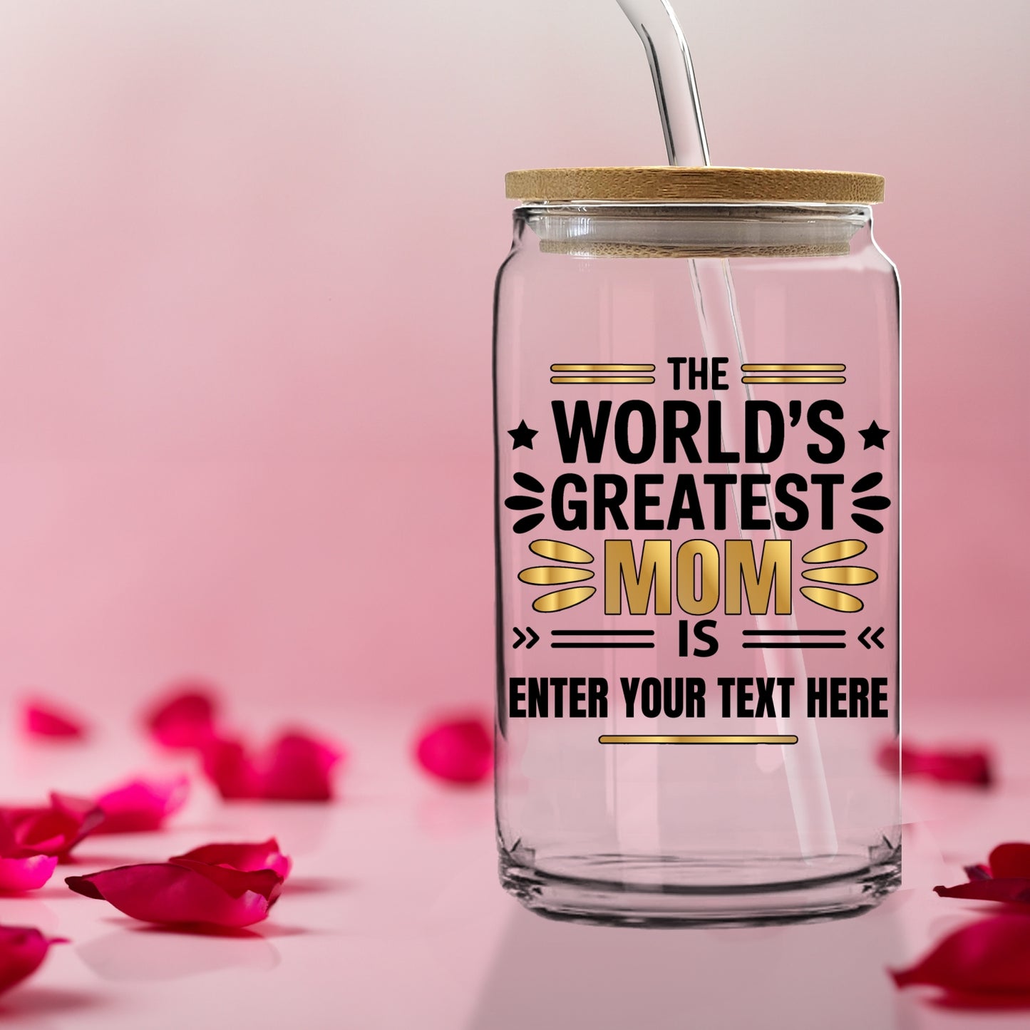 Gifts For Mom - The World's Greatest Mom Is - Glass Tumbler