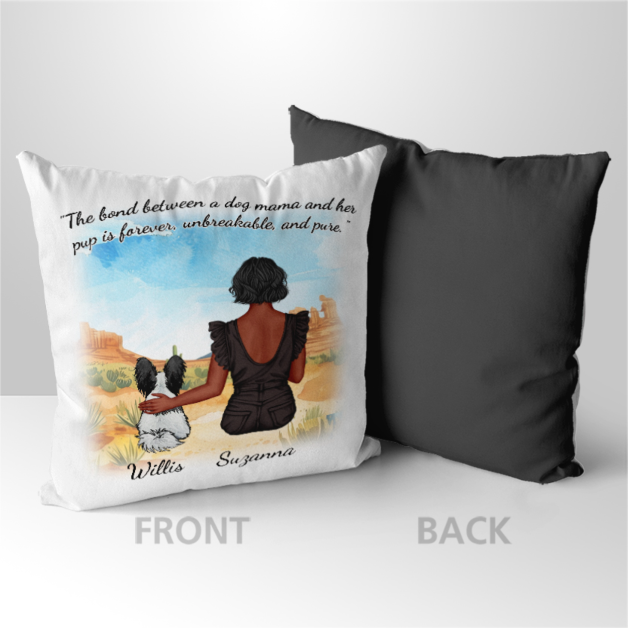 Pet Mom Gift Throw Pillow - 30 Plus Designs