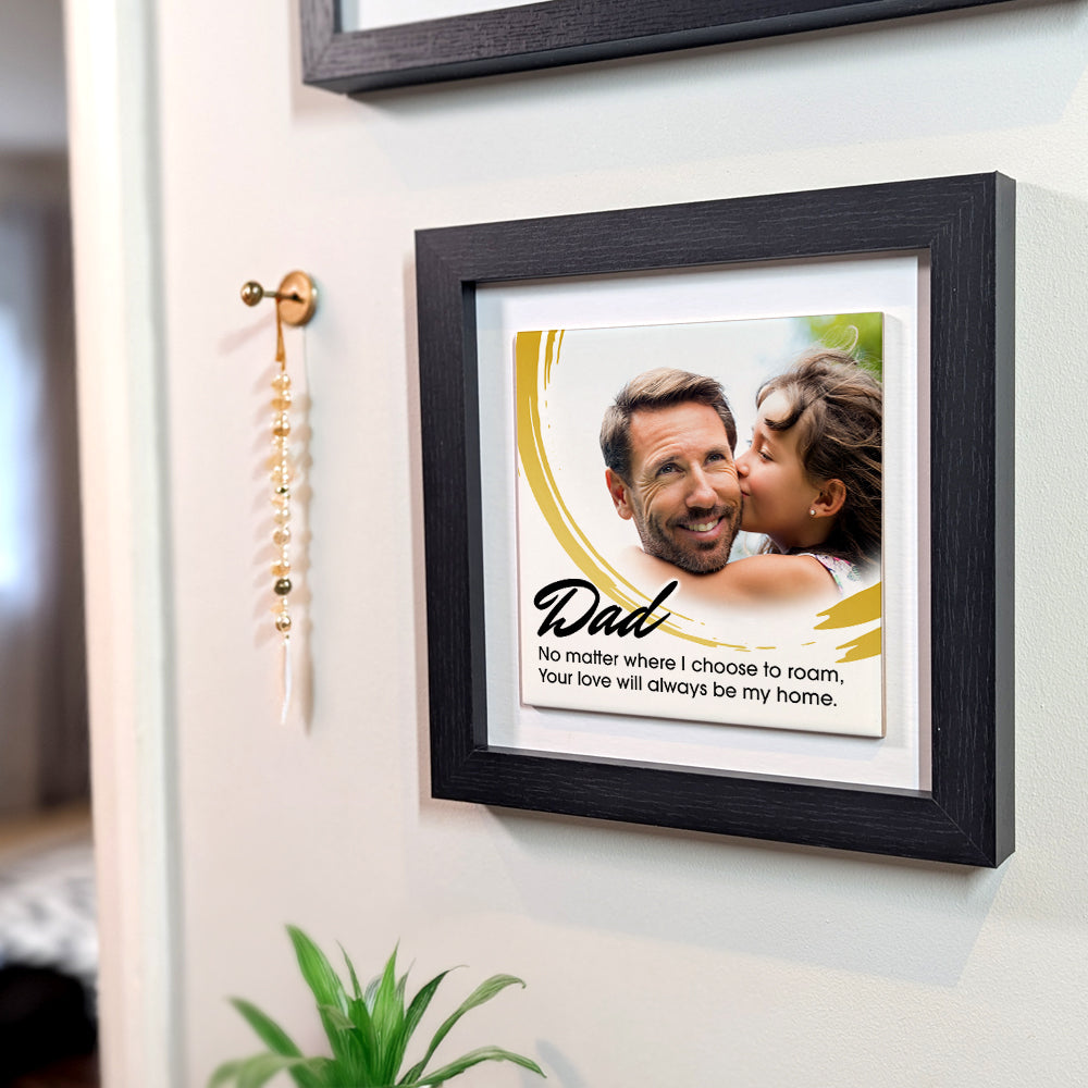 Gifts For Dad – Your Love Is My Home Framed Ceramic Tiles