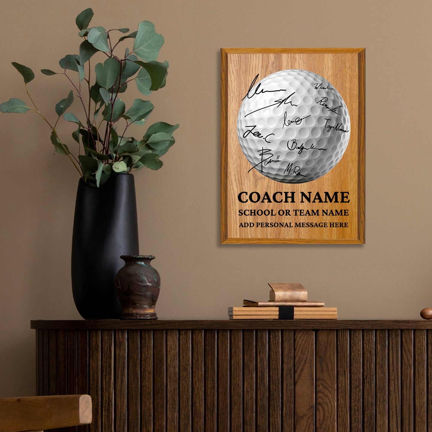 Gifts For Coach - Signable Award Plaques