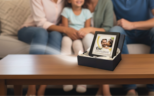 Wrapped-up Love for Dad: Why this Personalized Tile Frame is a Perfect Gift for Dads This Christmas