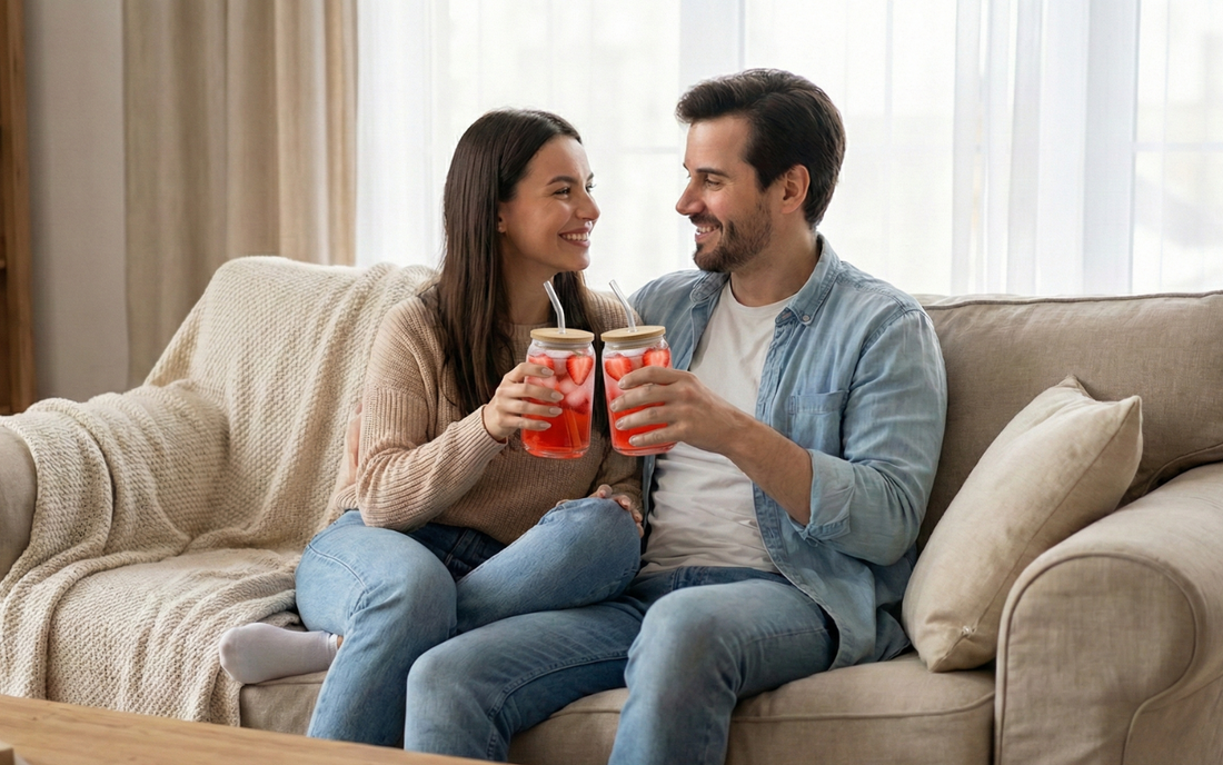 A Love-filled Cup: Why this Personalized Glass Tumbler Makes a Perfect Valentine’s Day Gift Idea for Couples