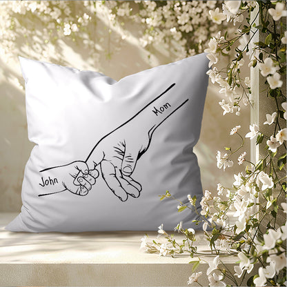Gifts For Family - Personalized Family Hands Throw Pillows