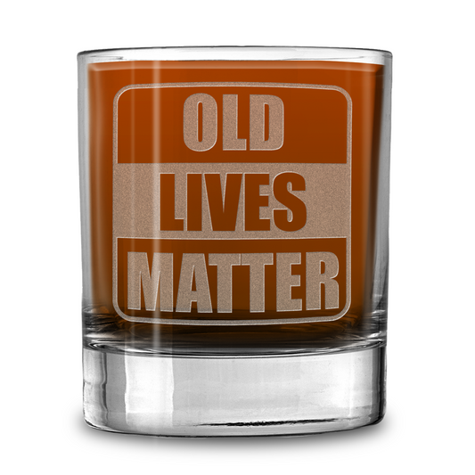 Old Lives Matter Laser Engraved Tumbler