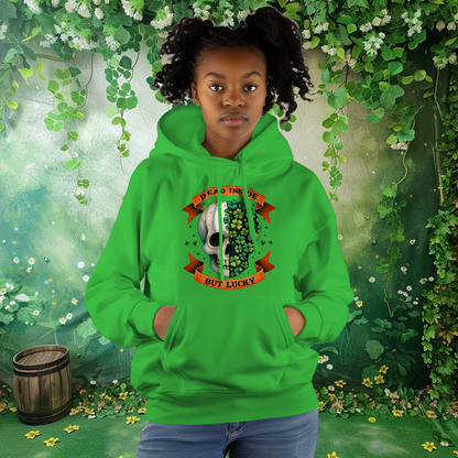 Dead Inside But Lucky St Patrick's Day Hoodie