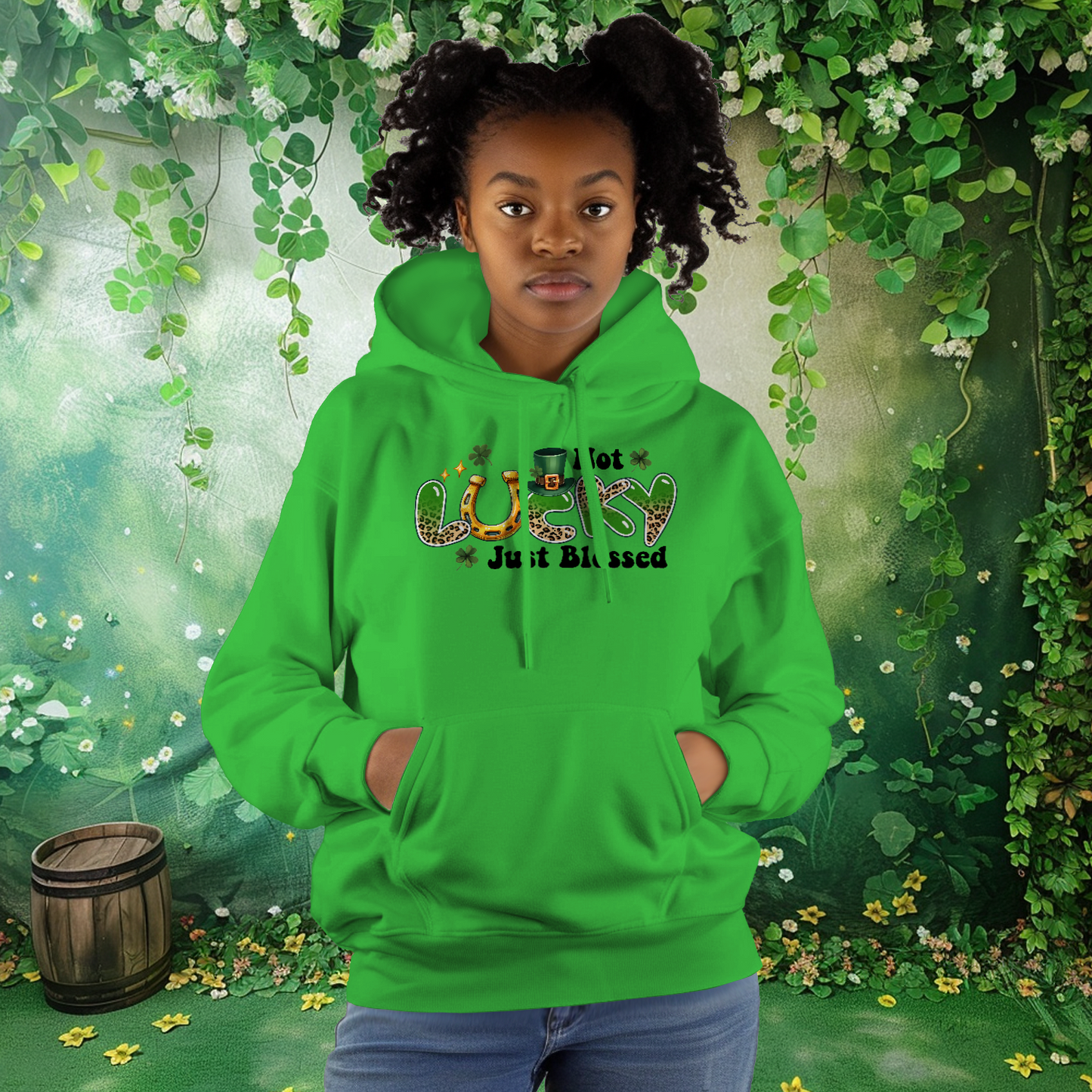 Not Lucky Just Blessed St Patrick's Day Hoodie