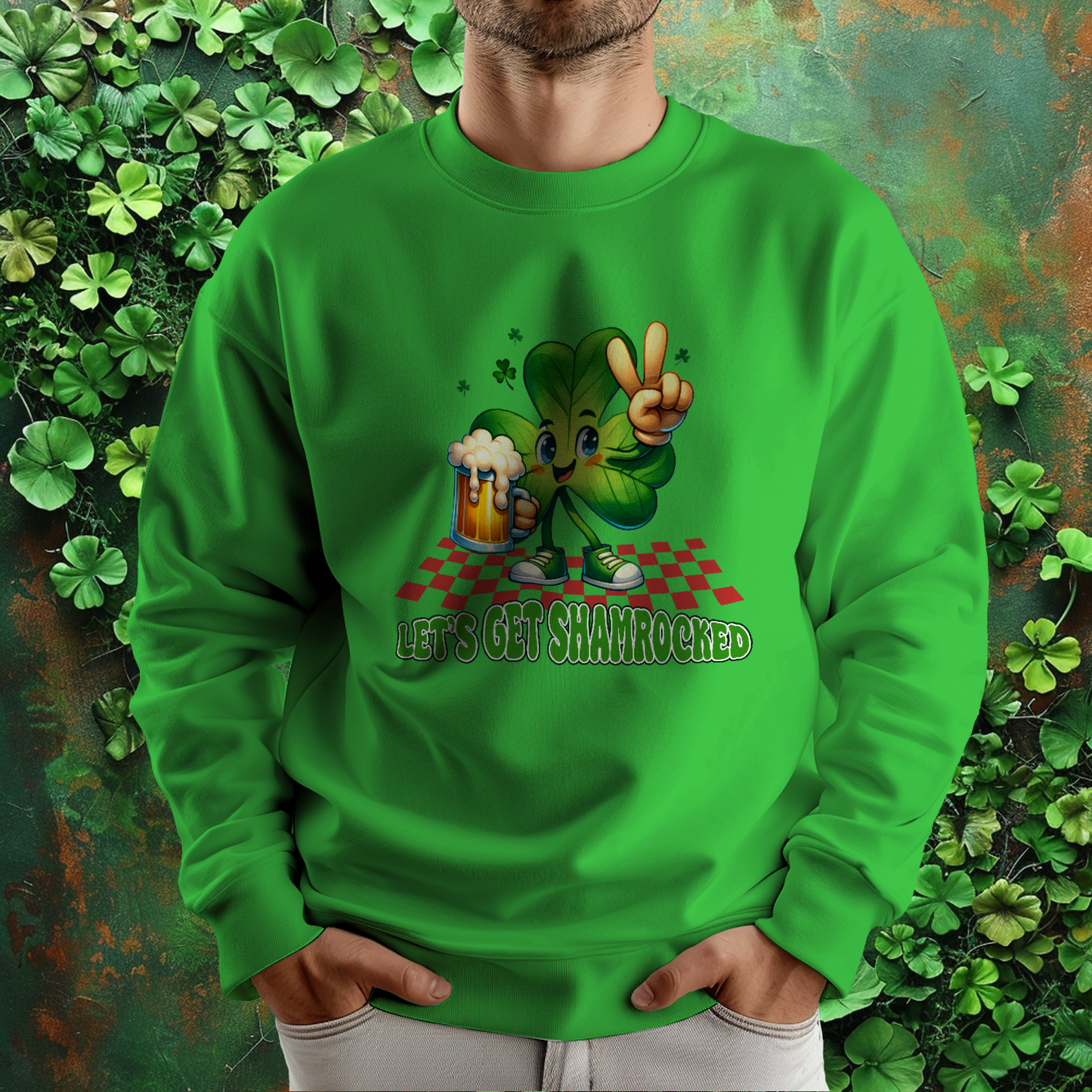 Let's Get Shamrocked St Patrick's Day Sweatshirt