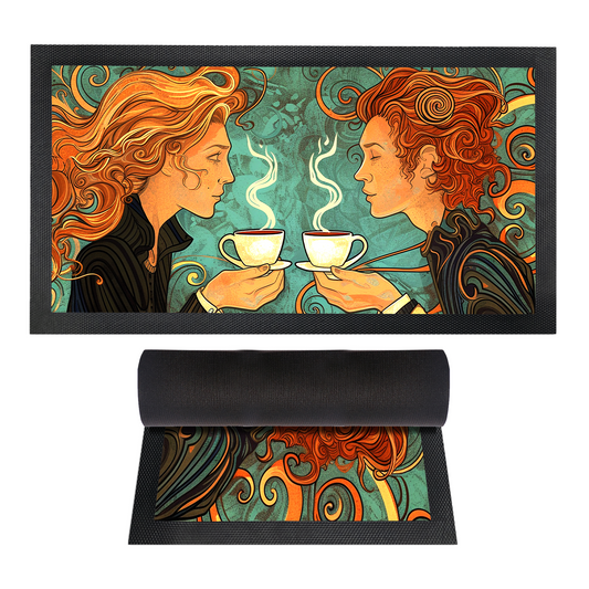 Friends Art Nouveau Coffee Mat