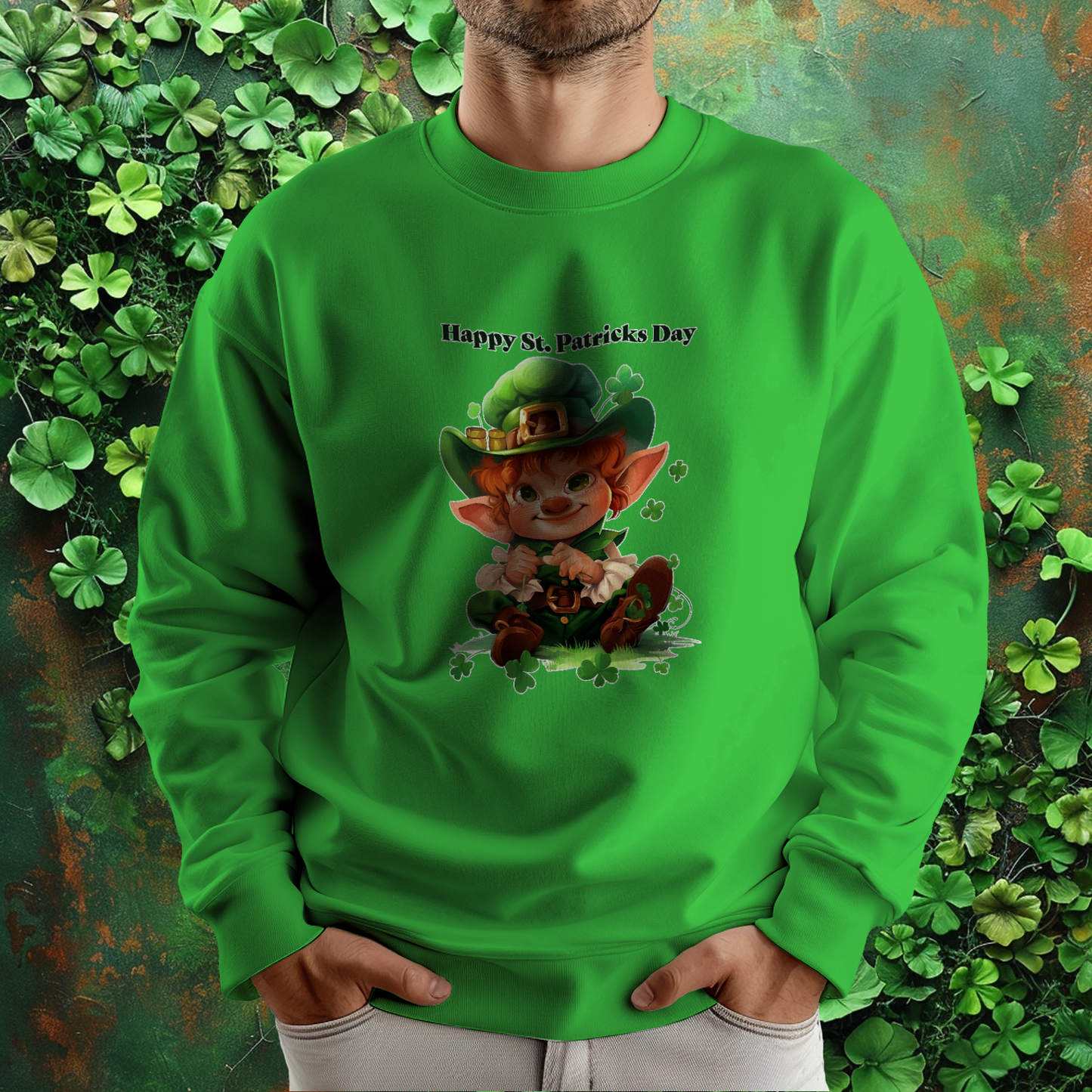 Cute Leprechaun St Patrick's Day Sweatshirt