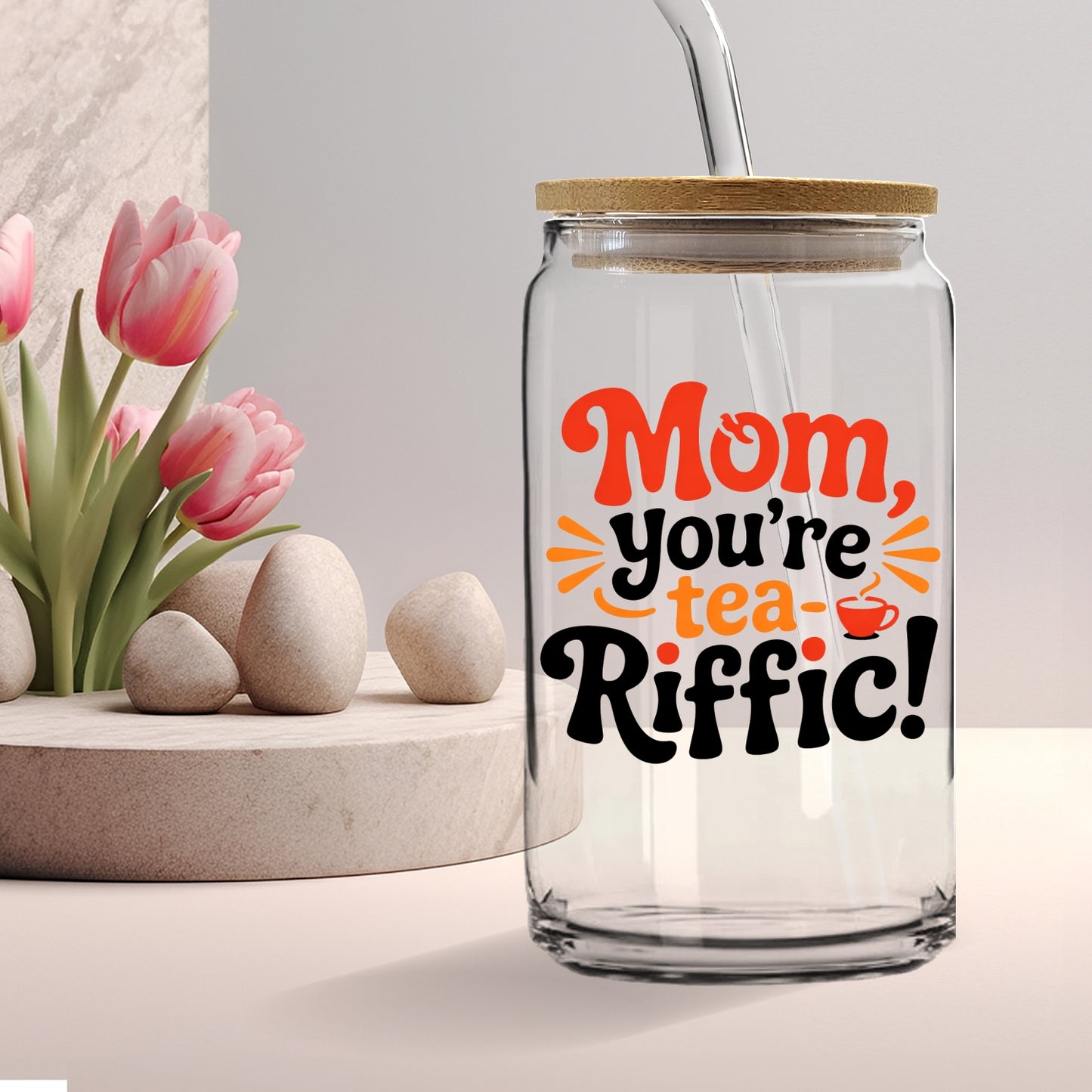 Gifts For Mom - Homorous & Puns - Glass Tumbler