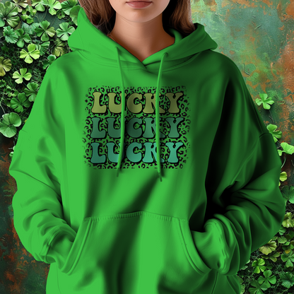 Lucky Lucky Lucky St Patrick's Day Hoodie