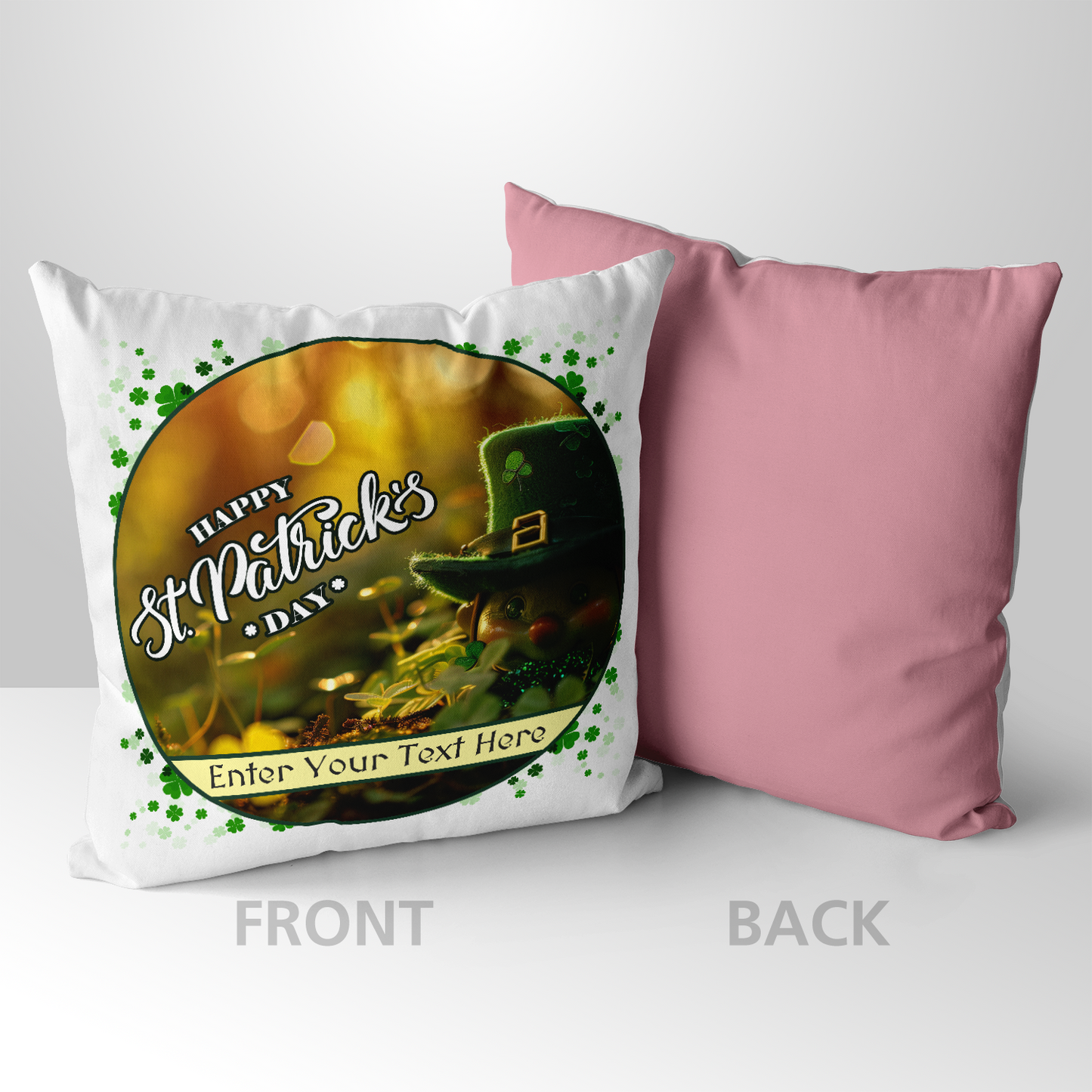 Cheeky Leprechaun St Patrick's Day Pillow