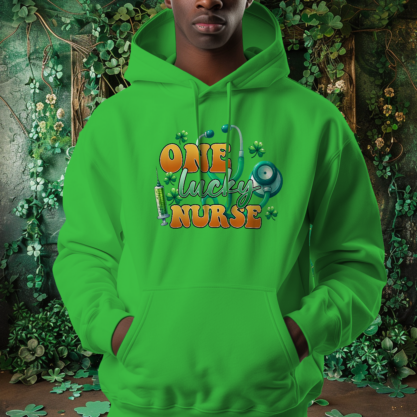 One Lucky Nurse St Patrick's Day Hoodie