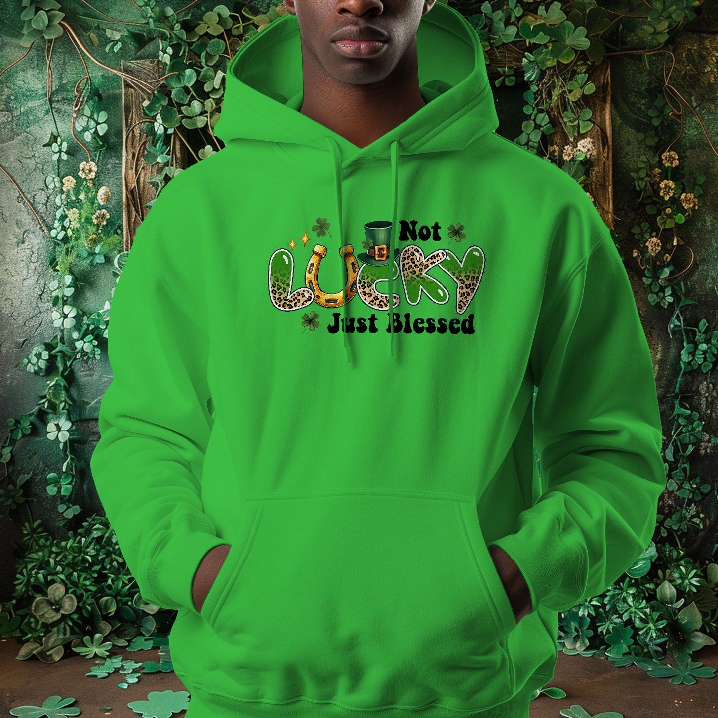 Not Lucky Just Blessed St Patrick's Day Hoodie