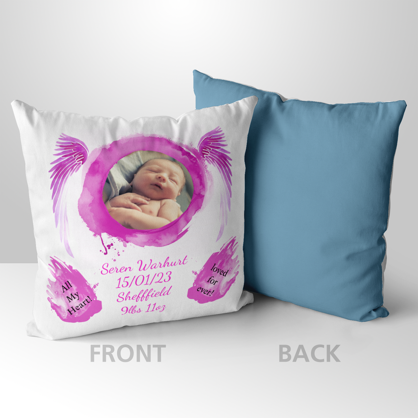 Personalized New Born Baby Pillow 6