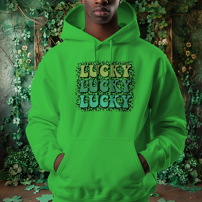 Lucky Lucky Lucky St Patrick's Day Hoodie