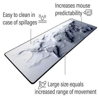 Frozen Earth Mat Gaming Mat