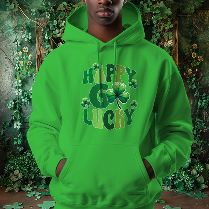 Happy Go Lucky St Patrick's Day Hoodie