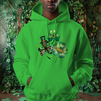 Lucky Clovers St Patrick's Day Hoodie