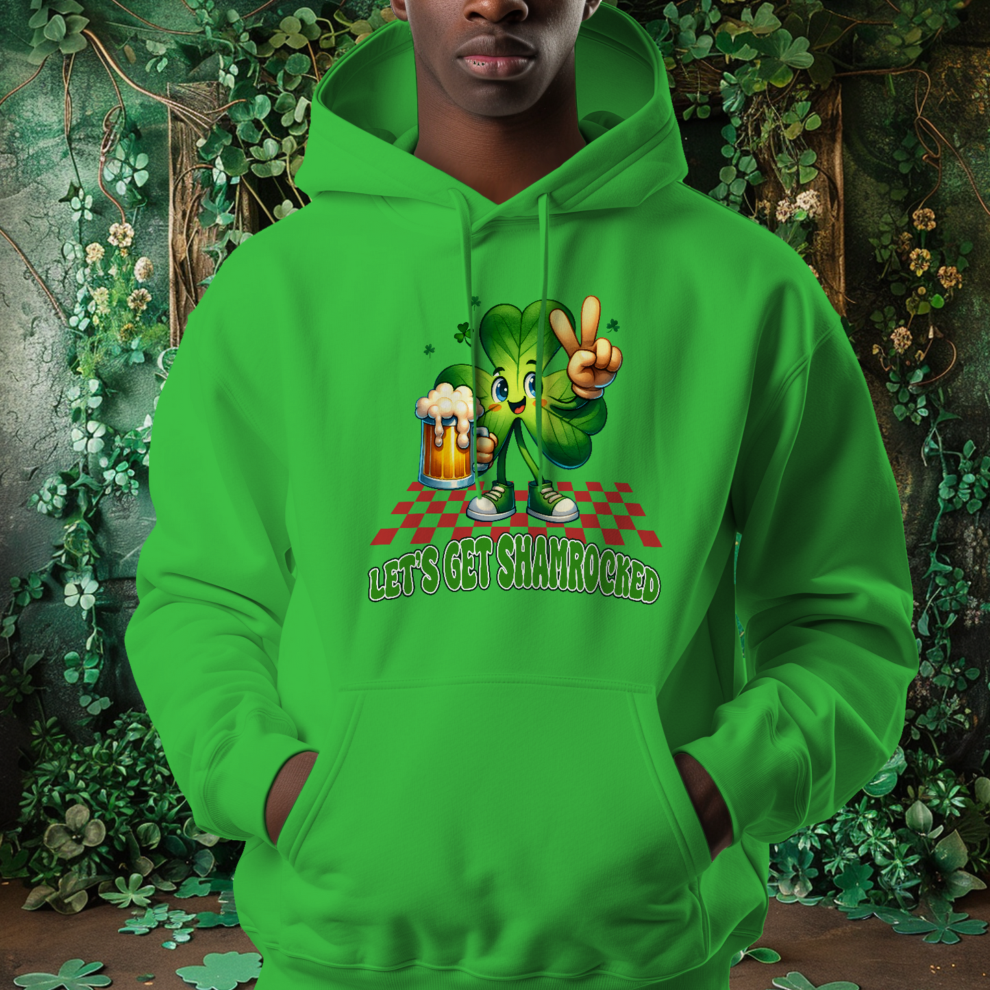 Let's Get Shamrocked St Patrick's Day Hoodie