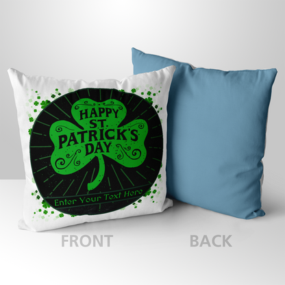 Happy St Patrick's Day Pillow