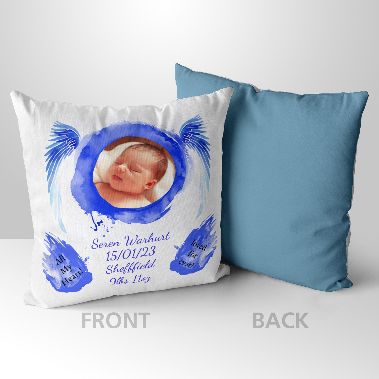 Personalized New Born Baby Pillow 5