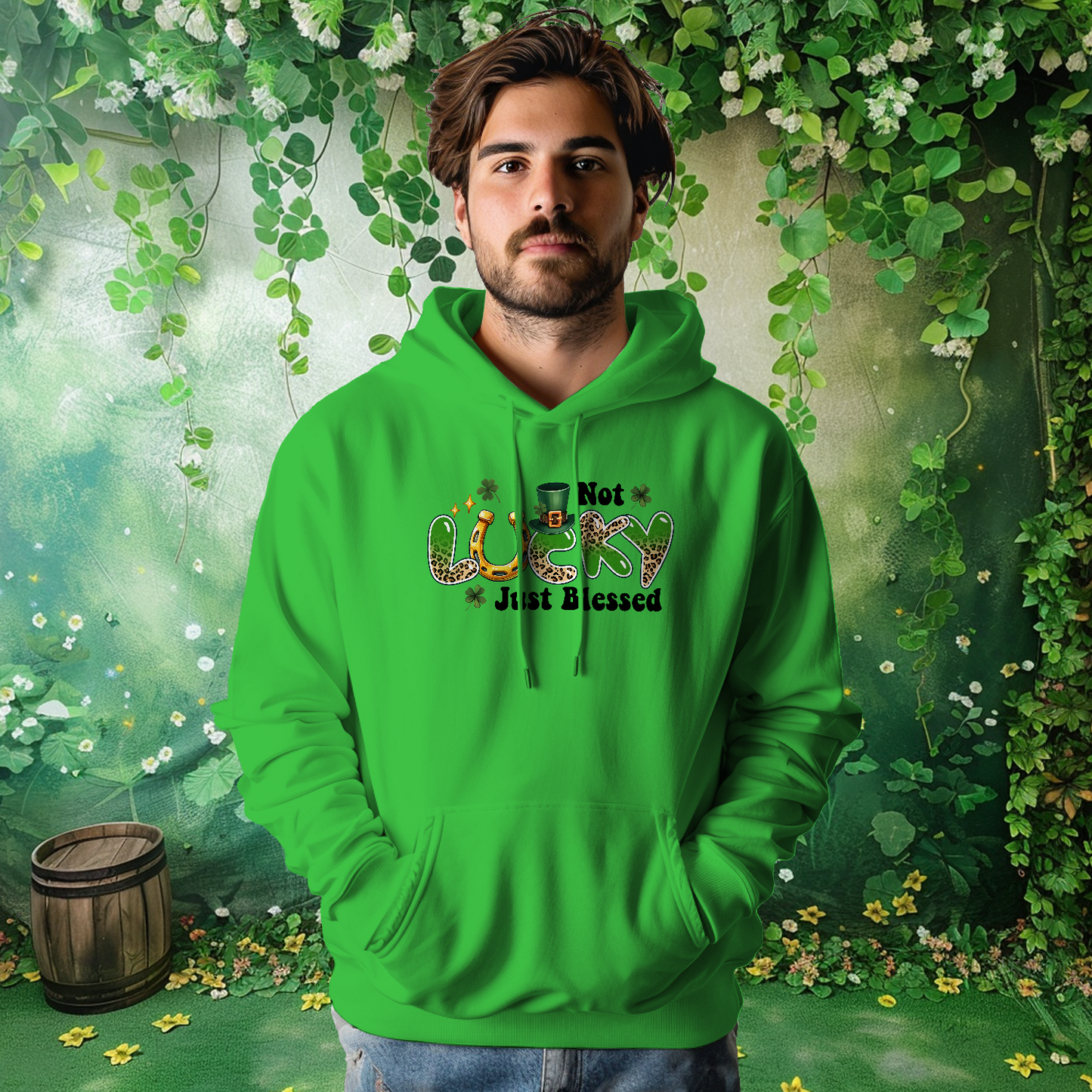 Not Lucky Just Blessed St Patrick's Day Hoodie