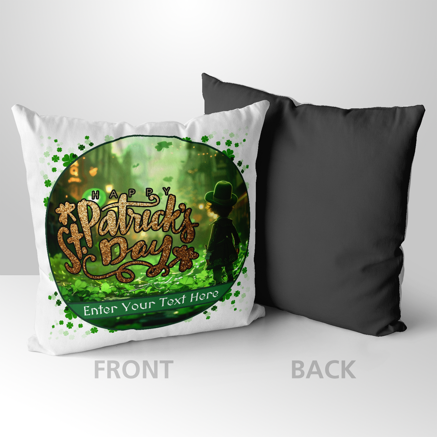 Clover Street St Patrick's Day Pillow