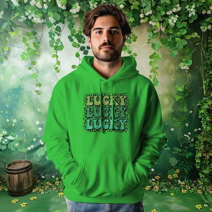 Lucky Lucky Lucky St Patrick's Day Hoodie