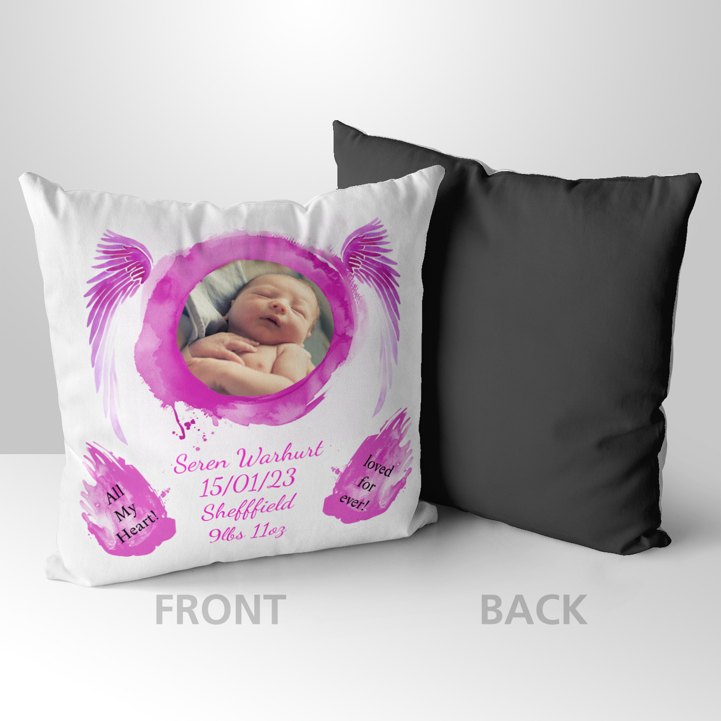 Personalized New Born Baby Pillow 6