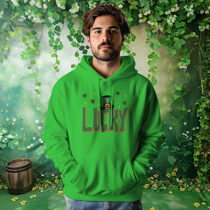 Lucky Hat St Patrick's Day Hoodie