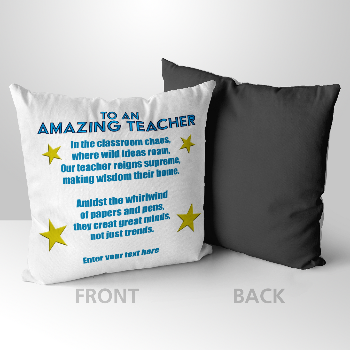 To An Amazing Teacher Personalized Pillow