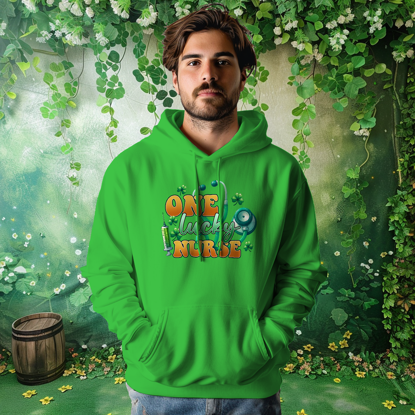 One Lucky Nurse St Patrick's Day Hoodie