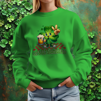 Let's Get Shamrocked St Patrick's Day Sweatshirt