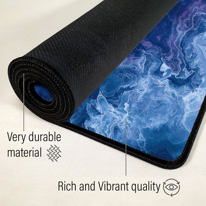 Blue & Purple Marble Gaming Mat