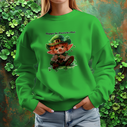 Cute Leprechaun St Patrick's Day Sweatshirt