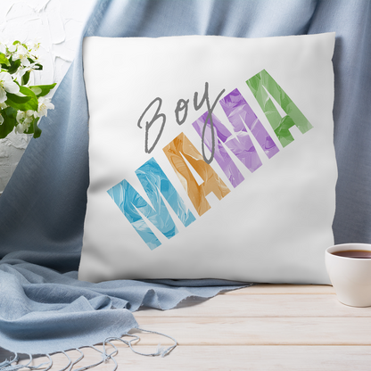 Boy Mama Mother's Day Pillow