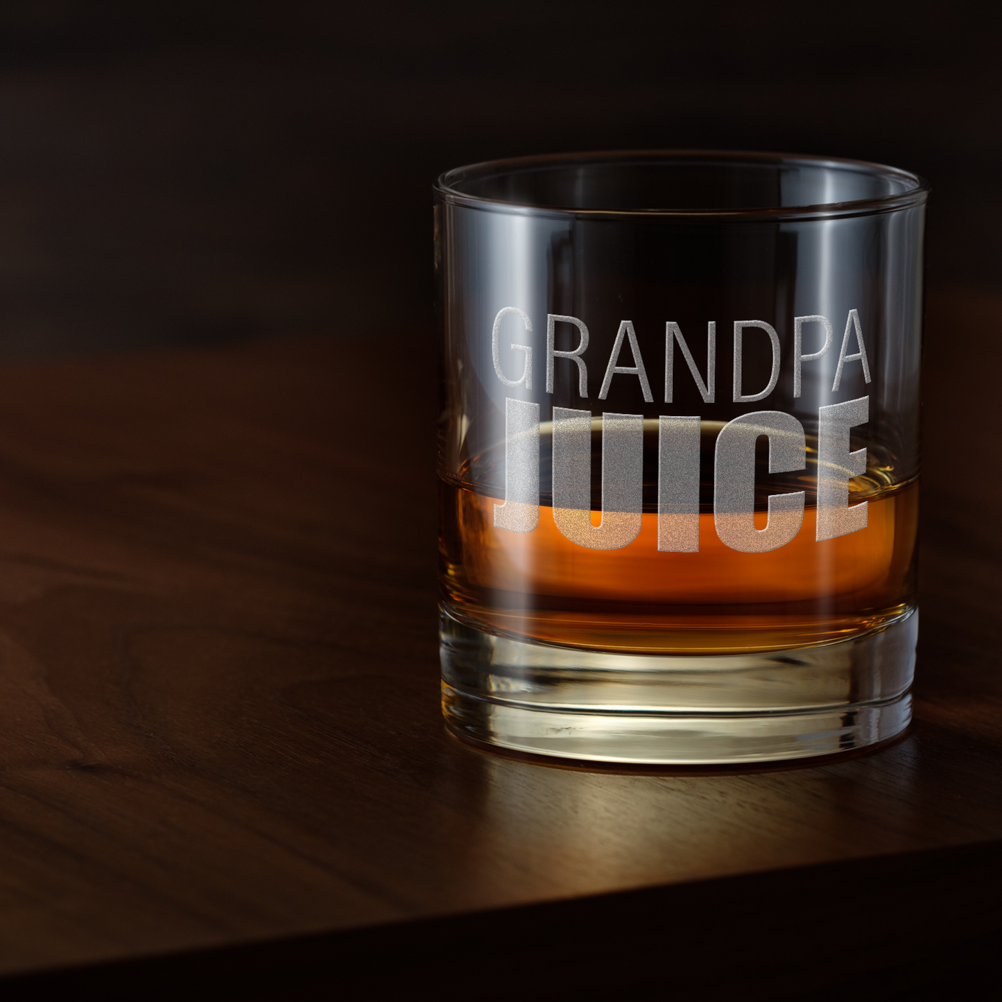 Grandpa Juice Laser Engraved Whiskey Tumbler