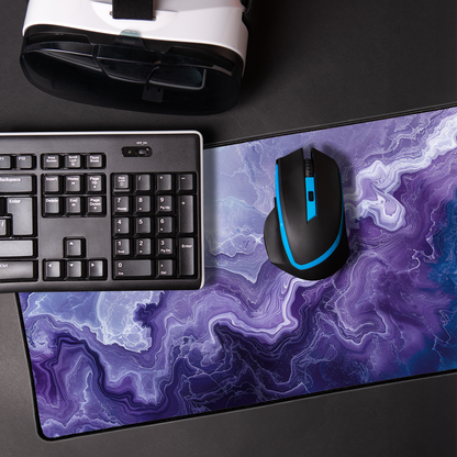 Blue & Purple Marble Gaming Mat