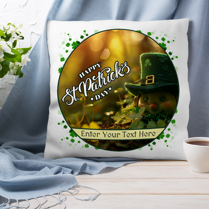 Cheeky Leprechaun St Patrick's Day Pillow