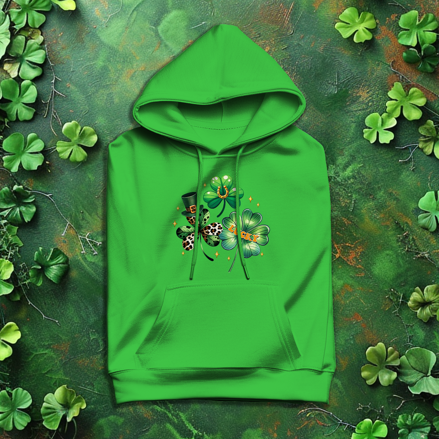 Lucky Clovers St Patrick's Day Hoodie