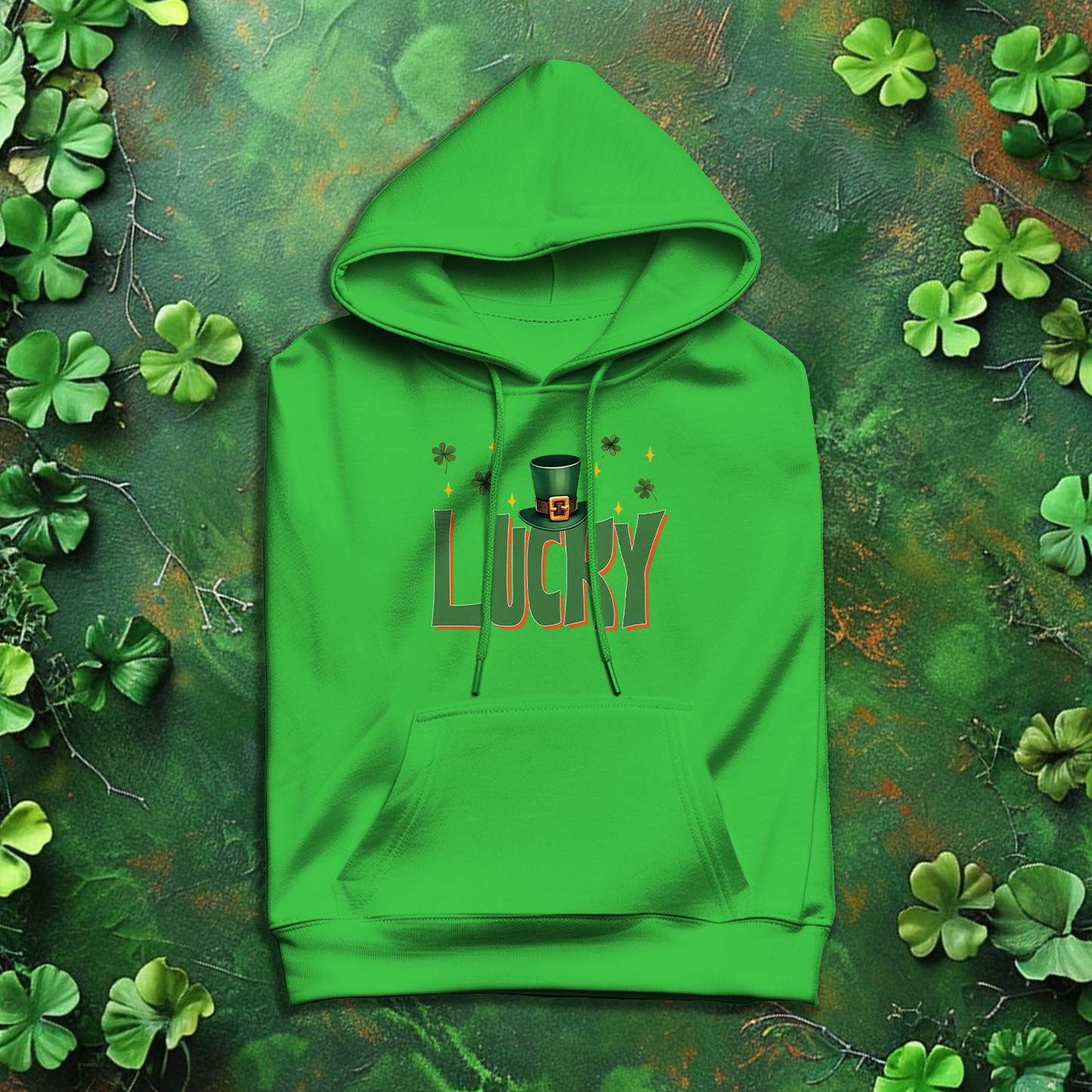 Lucky Hat St Patrick's Day Hoodie