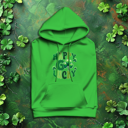 Happy Go Lucky St Patrick's Day Hoodie