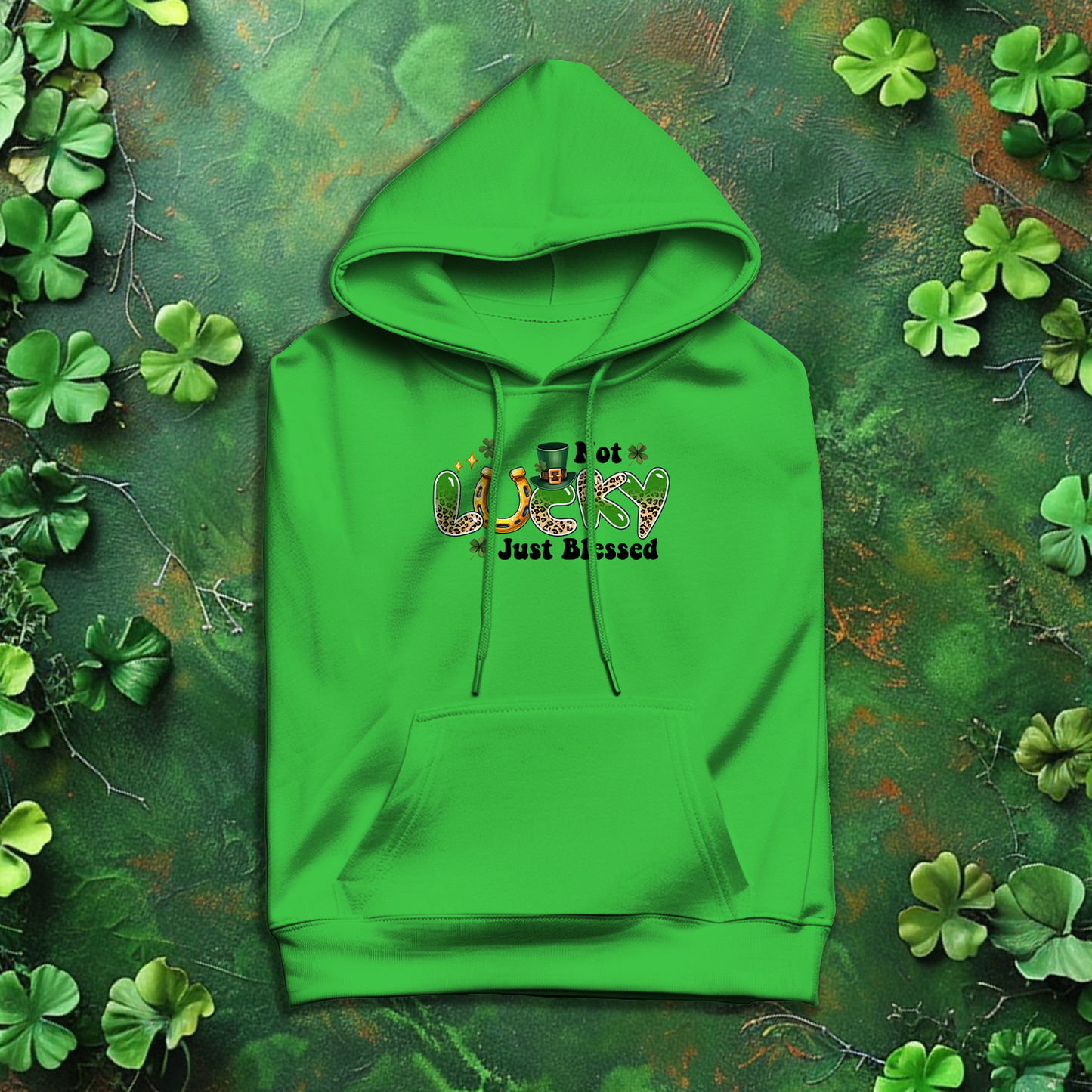 Not Lucky Just Blessed St Patrick's Day Hoodie