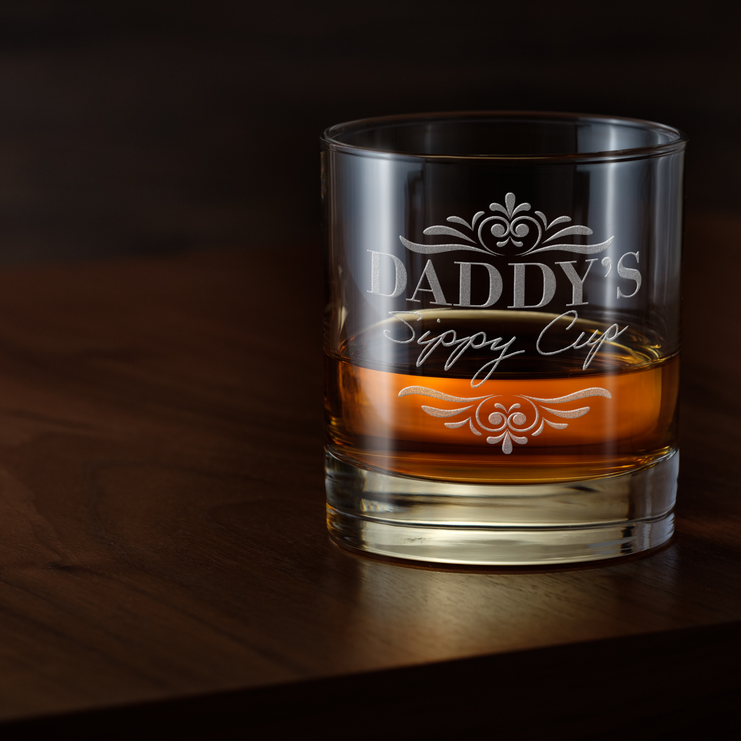 Daddy's Sippy Cup Laser Engraved Whiskey Tumbler