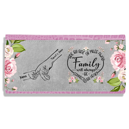 Gifts For Moms & Family - Family Hands Personalized Faux Crocodile Purse