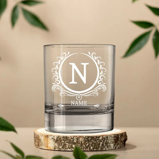 Classic Monograms - Whiskey Glass