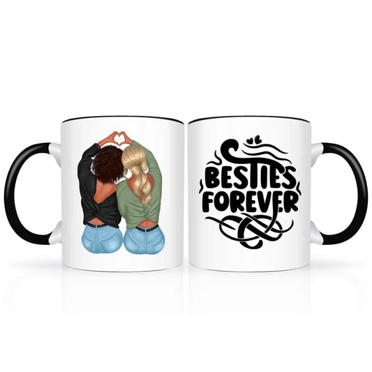 Besties - 11oz Two Tone Mug